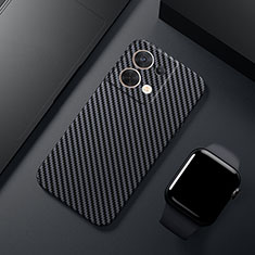 Hard Rigid Plastic Matte Finish Twill Snap On Case Cover for Oppo Reno8 Pro+ Plus 5G Black