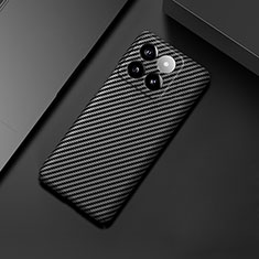 Hard Rigid Plastic Matte Finish Twill Snap On Case Cover for Xiaomi Mi 14 Pro 5G Black