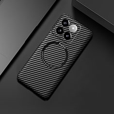 Hard Rigid Plastic Matte Finish Twill Snap On Case Cover with Mag-Safe Magnetic for Xiaomi Mi 14 Pro 5G Black
