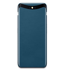 Hard Rigid Plastic Matte Finish Twill Snap On Case for Oppo Find X Blue