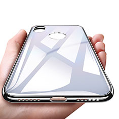 Hard Rigid Plastic Mirror Snap On Case for Apple iPhone X White