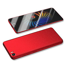 Hard Rigid Plastic Quicksand Case for Xiaomi Mi 5 Red
