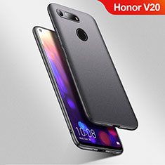 Hard Rigid Plastic Quicksand Cover Case for Huawei Honor View 20 Gray