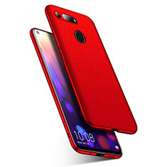 Hard Rigid Plastic Quicksand Cover Case for Huawei Honor View 20 Red