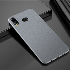 Hard Rigid Plastic Quicksand Cover Case for Samsung Galaxy A6s Silver