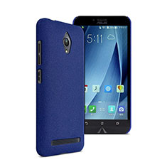 Hard Rigid Plastic Quicksand Cover for Asus Zenfone Go ZC500TG Blue