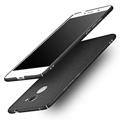 Hard Rigid Plastic Quicksand Cover for Huawei Enjoy 7 Plus Black