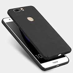 Hard Rigid Plastic Quicksand Cover for Huawei Honor V8 Black