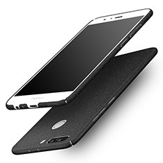 Hard Rigid Plastic Quicksand Cover for Huawei Honor V9 Black