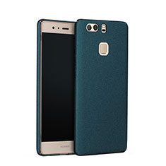Hard Rigid Plastic Quicksand Cover for Huawei P9 Green