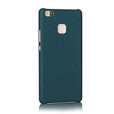 Hard Rigid Plastic Quicksand Cover for Huawei P9 Lite Blue