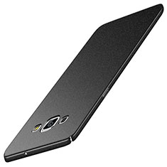 Hard Rigid Plastic Quicksand Cover for Samsung Galaxy A5 Duos SM-500F Black