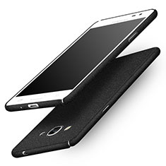 Hard Rigid Plastic Quicksand Cover for Samsung Galaxy J3 Pro (2016) J3110 Black