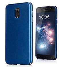 Hard Rigid Plastic Quicksand Cover for Samsung Galaxy J7 Plus Blue