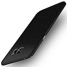Hard Rigid Plastic Quicksand Cover Q01 for Samsung Galaxy Note 5 N9200 N920 N920F Black