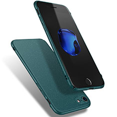 Hard Rigid Plastic Quicksand Cover Q02 for Apple iPhone 8 Green