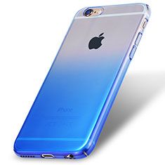 Hard Rigid Transparent Gradient Cover for Apple iPhone 6 Blue