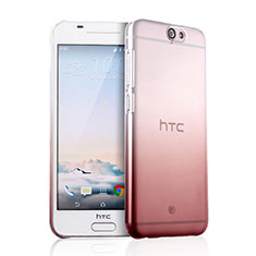 Hard Rigid Transparent Gradient Cover for HTC One A9 Pink