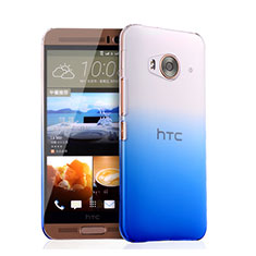 Hard Rigid Transparent Gradient Cover for HTC One Me Blue