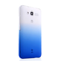 Hard Rigid Transparent Gradient Cover for Huawei Ascend GX1 Blue