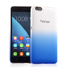 Hard Rigid Transparent Gradient Cover for Huawei Honor 4X Blue