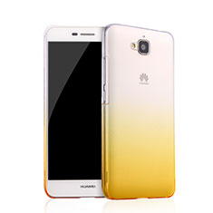 Hard Rigid Transparent Gradient Cover for Huawei Y6 Pro Yellow