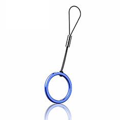 Lanyard Cell Phone Finger Ring Strap Universal R02 Blue