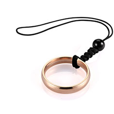 Lanyard Cell Phone Finger Ring Strap Universal R03 for Oneplus 7T Rose Gold