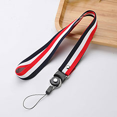 Lanyard Cell Phone Neck Strap Universal K01 for Huawei Honor Play4 Pro 5G Red