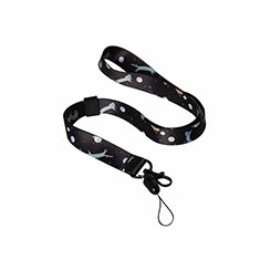 Lanyard Cell Phone Neck Strap Universal K02 for Samsung Galaxy S20 Ultra 5G Dark Gray