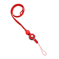 Lanyard Cell Phone Neck Strap Universal N04 for Sony Xperia L4 Red