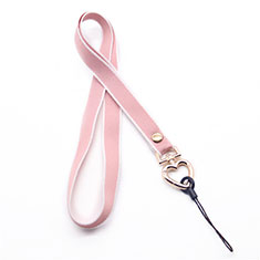 Lanyard Cell Phone Neck Strap Universal N06 for Huawei Nova 7 5G Pink