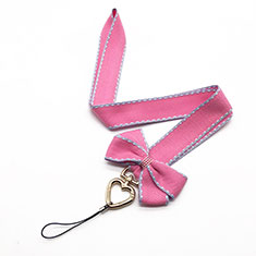 Lanyard Cell Phone Neck Strap Universal N07 for Samsung Galaxy Trend 3 G3502 G3508 G3509 Hot Pink