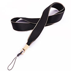 Lanyard Cell Phone Neck Strap Universal N08 for Xiaomi Redmi Note 9 Black