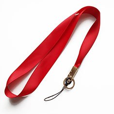 Lanyard Cell Phone Neck Strap Universal N10 for Samsung Galaxy J5 2016 J510FN J5108 Red