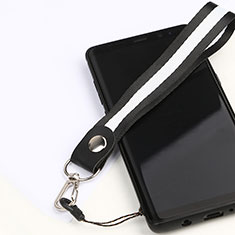 Lanyard Cell Phone Strap Universal K01 for Apple iPhone 4 Black