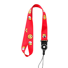 Lanyard Cell Phone Strap Universal K02 for Asus Zenfone Go ZC500TG Red