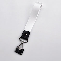 Lanyard Cell Phone Strap Universal K06 for Samsung Galaxy S22 Plus 5G White