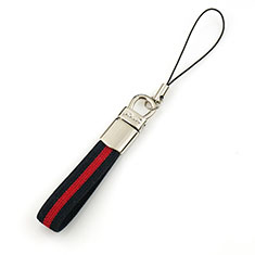 Lanyard Cell Phone Strap Universal K14 for Apple iPhone 14 Plus Red and Black