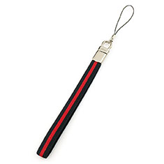 Lanyard Cell Phone Strap Universal W07 for Oppo A58x 5G Red and Black