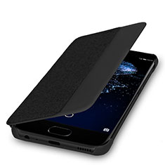 Leather Case Flip Cover for Huawei P10 Black