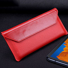 Leather Case Flip Cover T02 Holder for Huawei Mate Xs 5G Red