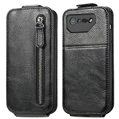 Leather Case Flip Cover Vertical for Asus ROG Phone 7 Black