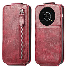 Leather Case Flip Cover Vertical for Huawei Honor Magic4 Lite 5G Red