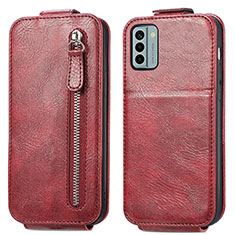 Leather Case Flip Cover Vertical for Nokia G22 Red
