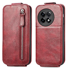 Leather Case Flip Cover Vertical for OnePlus 11R 5G Red