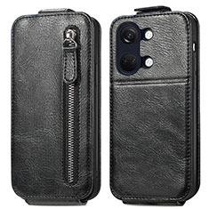 Leather Case Flip Cover Vertical for OnePlus Ace 2V 5G Black