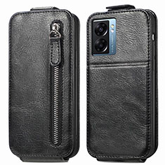 Leather Case Flip Cover Vertical for OnePlus Nord N300 5G Black