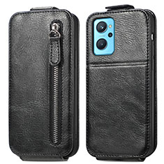 Leather Case Flip Cover Vertical for Realme 9i 4G Black