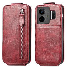 Leather Case Flip Cover Vertical for Realme GT Neo6 5G Red